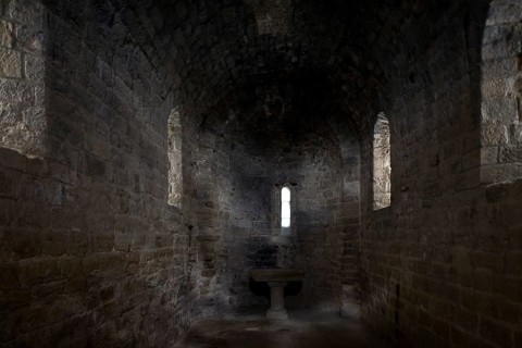 Castle, first castle church of the Virgin Mary of Valverde, inside to the altar, St., Saint, Saint