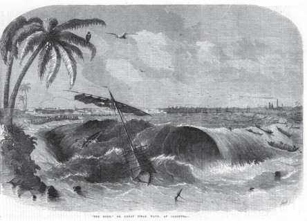 The Bore or Great Tidal Wave at Calcutta, West Bengal, India, Asia