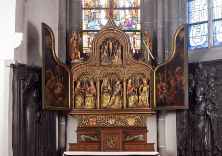 Annenaltar in the southern side choir, St., Sankt, Saint