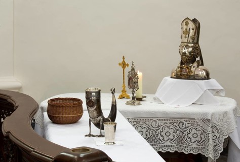 Cornelius Chapel, Reliquary bust of St Cyprianus, 17th century, St, Saint, Saint