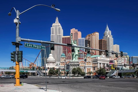 Hotel New York, Las Vegas Boulevard, Nevada, USA, North America