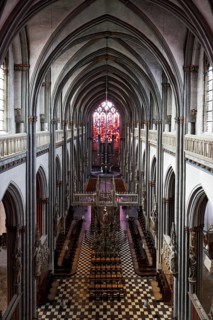 View from the walkway above the high altar to the west, St., Sankt, Saint