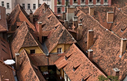 Sackstrasse, roofscape