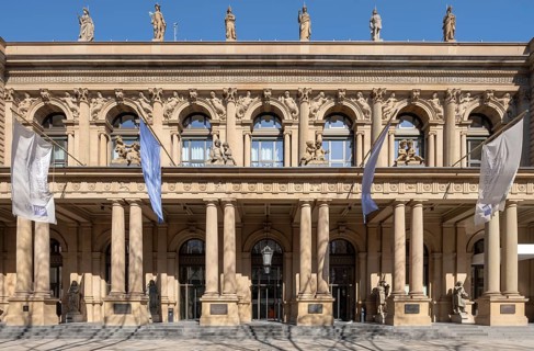 Frankfurt am Main, Börsenplatz, New Stock Exchange, south facade