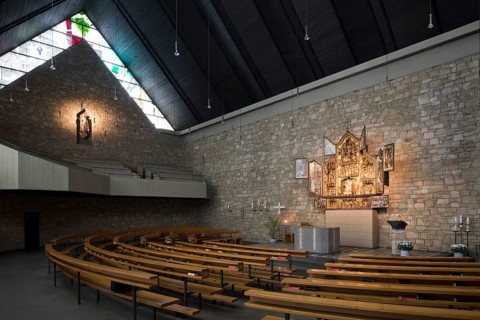 Heimbach, pilgrimage church Salvatorkirche by Karl-Heinz Romme