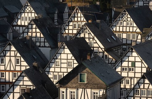 Freudenberg, the old town centre built entirely in half-timbered construction