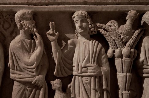 Frankr Saint-Maximin-la-Sainte-Baume Basilica Sainte-Madeleine 60110 Crypt Gallo-Roman sarcophagus