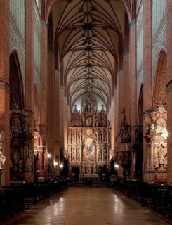 Former Cistercian church, central nave facing east, St., Sankt, Saint