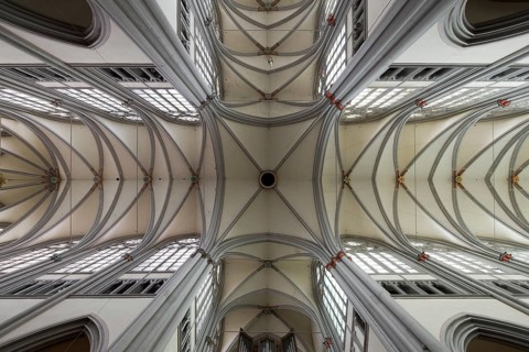 Crossing, view into the vault, St., Sankt, Saint