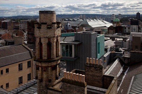 GB Glasgow View of the south city centre, seen from The Lighthouse exhibition centre