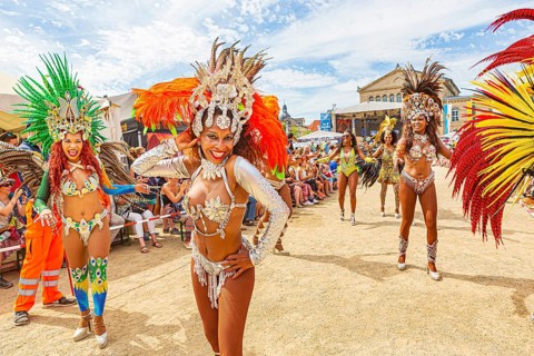 The International Samba Festival in Coburg, Germany, Europe