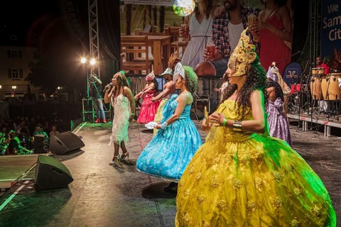 The International Samba Festival in Coburg, Germany, Europe