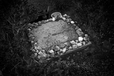 Grave, tombstone of the British poet and author Robert Graves, cemetery of the parish church