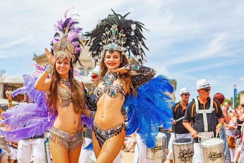 The International Samba Festival in Coburg, Germany, Europe