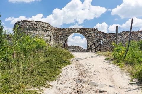 Caminau castle ruins, Königswartha, Saxony, Germany, Europe