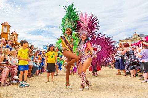 The International Samba Festival in Coburg, Germany, Europe