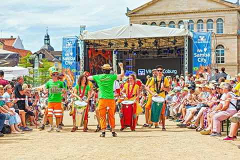 The International Samba Festival in Coburg, Germany, Europe