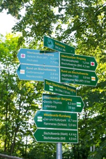 Guide to hiking destinations in the surrounding area of Butterberg, Bischofswerda, Saxony, Germany,
