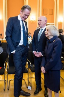 Mathias Döpfner (CEO of Axel Springer SE), Kai Wegner (Governing Mayor of Berlin) and Margot