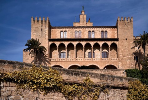Palau Reial, Royal Palace La Almudaina, Palma de Majorca, Majorca, Balearic Islands, Balearic
