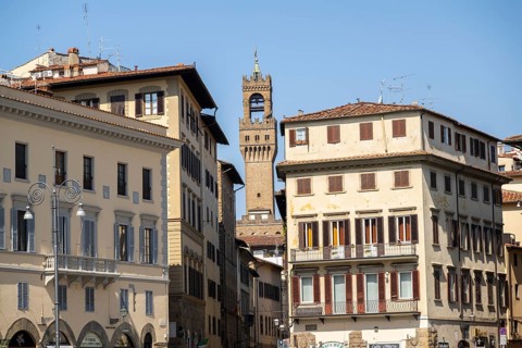 Ftower of the Palazzo Vecchio, lorence, UNESCO World Heritage Site, Tuscany, Italy, Europe
