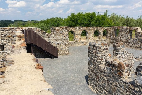 Caminau castle ruins, Königswartha, Saxony, Germany, Europe