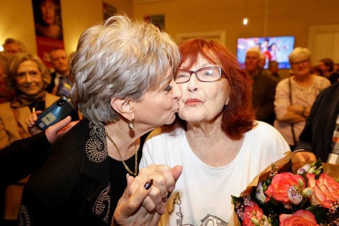 Dagmar Frederic and Brigitte Grothum at the premiere ofOma Trick with Brigitte Grothum and Johannis