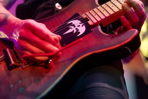 Mike Stone, guitarist of Queensrÿche, live on The Origins Tour EU/UK 2025 at Metropol Berlin on