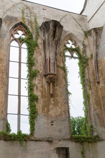 Wachau church ruins, Markkleeberg, Saxony, Germany, Europe