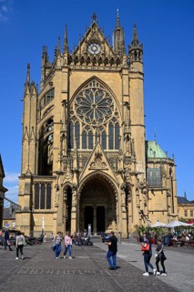 Saint-Étienne Gothic Cathedral, St Stephen's Cathedral, Metz, Grand Est region, France, Europe