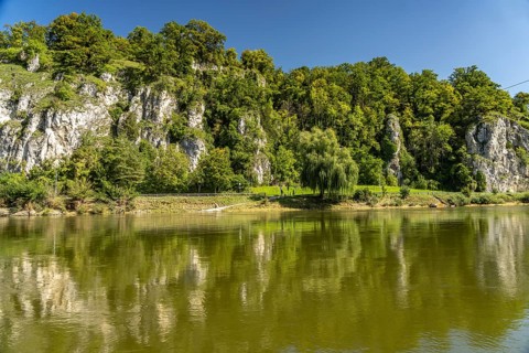 The Danube near Weltenburg, Bavaria, Germany, Europe