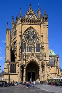 Saint-Étienne Gothic Cathedral, St Stephen's Cathedral, Metz, Grand Est region, France, Europe
