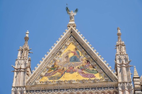 Cathedral of Siena, Cattedrale di Santa Maria Assunta, main church of the city of Siena, Tuscany,