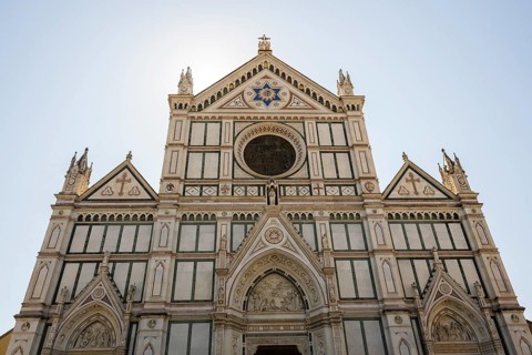 Basilica di Santa Croce, Florence, UNESCO World Heritage Site, Tuscany, Italy, Europe