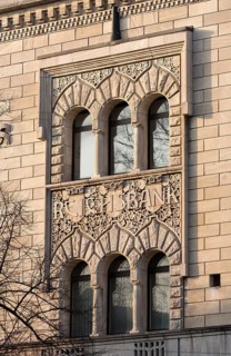 Krefeld, State Central Bank (formerly Reichsbank), built in 1904/1905 by Hermann Stiller. Façade