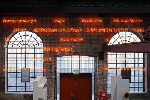 Museum of Heavy Industry, Exhibition: Light installation