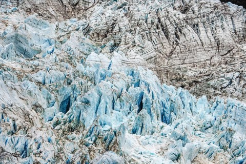 Pia Glacier, Cordillera Darwin, north-east foothills of the Beagle Channel, Tierra del Fuego,