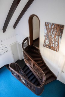 Former Steinert House, built in 1929 by Hans Poelzig, staircase
