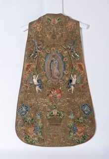 Chasuble with the Madonna of Guadalupe, 1756, Goldsmith's art and textile art from the 16th to the