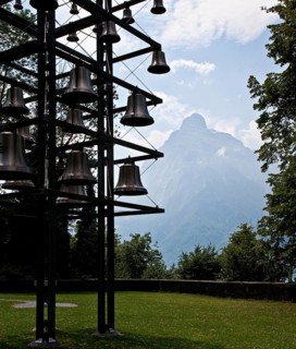 Carillon from 2001 on the terrace above the Tell Chapel, Carillon, St., Sankt, Saint