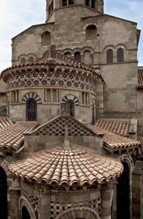 Roofscape, eastern parts from half height from the east, St., Sankt, Saint
