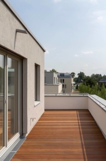 Krefeld, Rott housing estate, Reymann Architekten 2018, house no. 6, roof terrace
