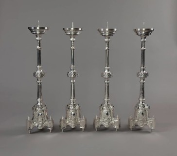 Altar candlesticks, goldsmithing and textile art from the 16th to the 20th century, St., Sankt,