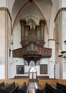 Jakobikirche, Stellwagen organ from 1636, St., Sankt, Saint