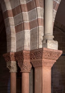 Basel, Cathedral (Basel Minster), capital on the ambulatory