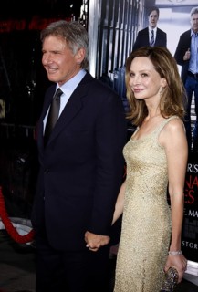 Calista Flockhart and Harrison Ford at the Los Angeles premiere of 'Extraordinary Measures' held at