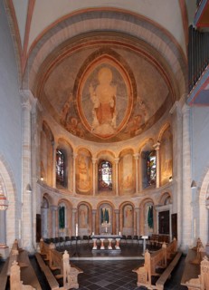 Choir apse, frescoes, St., Saint, Saint