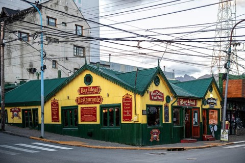 Fish restaurant Bar Ideal, Ushuaia, Argentina, South America