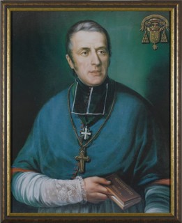Reproduction of an oil painting: Eugene of Mazenod, the founder of the Oblate Community, St.,
