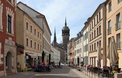 Castle church built around 1500, later modified several times, tower 1883-92 by Friedrich Adler, St